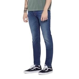 MOTHER Denim Jeans Dark Wash Modern The Buck Stops Here Size 32‎